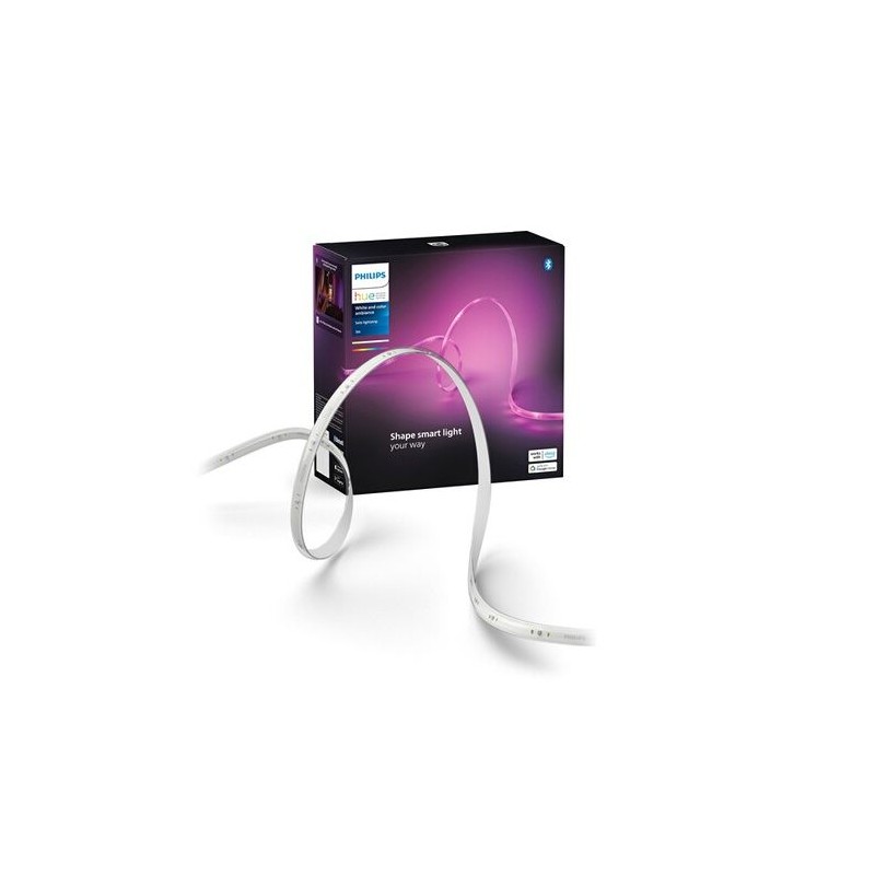 Ruban connecté - Philips Hue - Solo Lightstrip - 3 m - Blanc - LED in Ruban connecté - Philips Hue - Solo Lightstrip - 3 m - Blanc - LED in