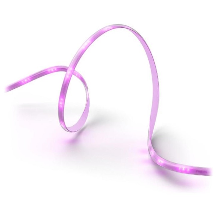Ruban connecté - Philips Hue - Solo Lightstrip - 5 m - Blanc - LED intégrée Ruban connecté - Philips Hue - Solo Lightstrip - 5 m - Blanc - LED intégrée