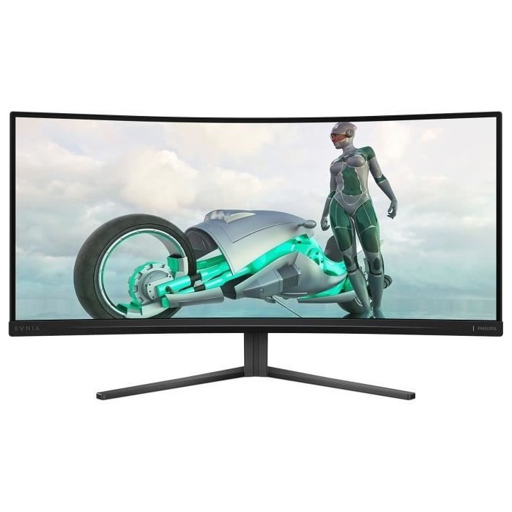 Ecran PC Gamer Incurvé - Philips - 34 - WQHD - 180Hz - Dalle Fast VA - 1ms - 34M2C3500L/00