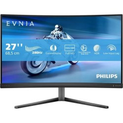 Ecran PC Gamer Incurvé - Philips - 27 - FHD - 280Hz - Dalle Fast VA -