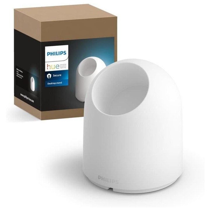 Support de table pour caméra intérieure - Philips Hue - Hue Secure - Blanc Support de table pour caméra intérieure - Philips Hue - Hue Secure - Blanc