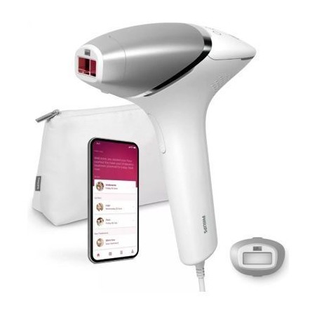 Philips Epilateur a lumiere pulsée & laser blanc/gris - BRI940/00