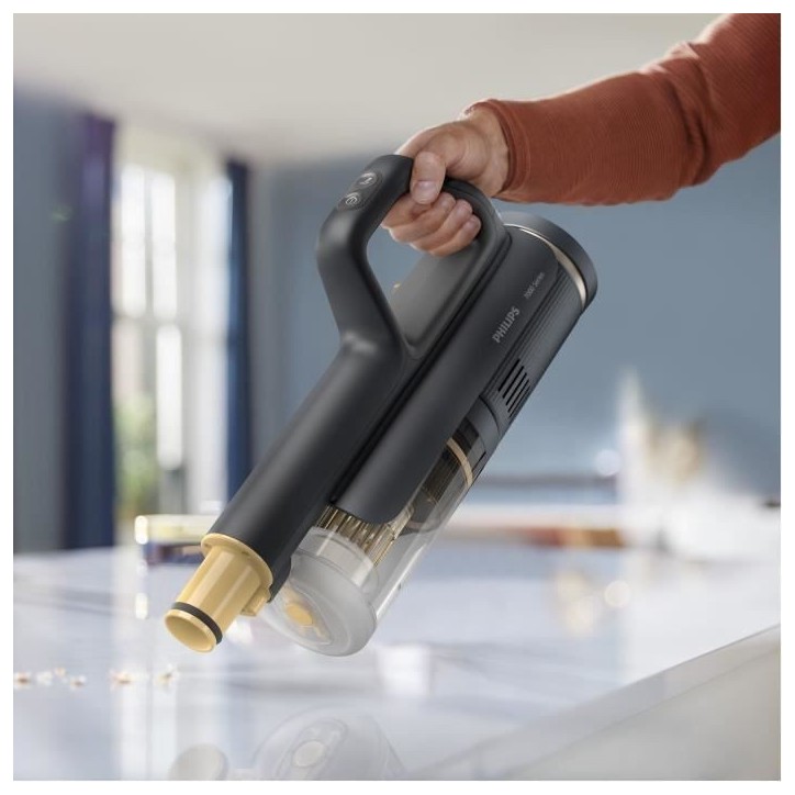 Aspirateur Balai Laveur sans fil - PHILIPS AquaTrio XW7264/11 - 21,6 V - 450 ml - 2500 trs/min Aspirateur Balai Laveur sans fil - PHILIPS AquaTrio XW7264/11 - 21,6 V - 450 ml - 2500 trs/min