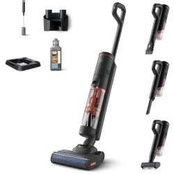 Aspirateur Balai Laveur sans fil - PHILIPS XW6264/11 - 21,6 V - 450 ml