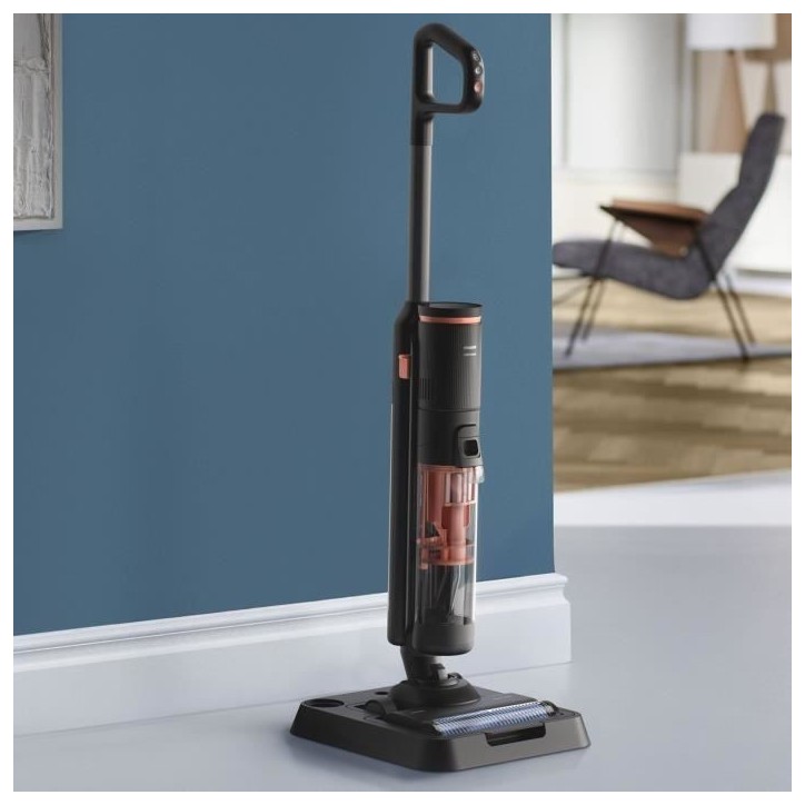 Aspirateur Balai Laveur sans fil - PHILIPS XW6264/11 - 21,6 V - 450 ml - 2500 trs/min - Corail Aspirateur Balai Laveur sans fil - PHILIPS XW6264/11 - 21,6 V - 450 ml - 2500 trs/min - Corail