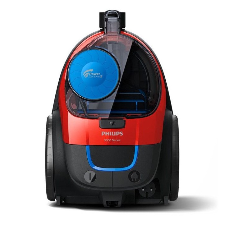 Aspirateur traîneau sans sac - PHILIPS FC9330/09 PowerPro Compact - 900 W - 76 dB - Filtre Anti-allergie - Rouge Aspirateur traîneau sans sac - PHILIPS FC9330/09 PowerPro Compact - 900 W - 76 dB - Filtre Anti-allergie - Rouge