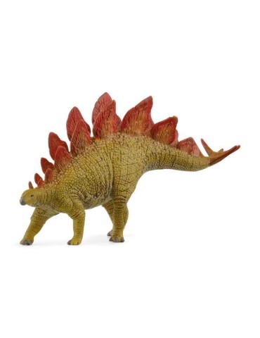 Stégosaure, figurine avec détails réalistes, jouet dinosaure inspirant l'imagination pour enfants des 4 ans, 5 x 20 x 10 cm -