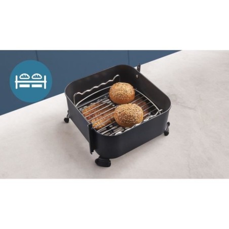 Accessoire friteuse sans huile PHILIPS - HD9905/00 - Grille double niveau - Pics a brochettes