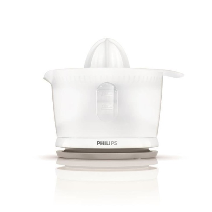 Presse-agrumes - PHILIPS - Daily HR2738/00 - Entierement démontable - Capacité 0,5L - Design Compact - Blanc