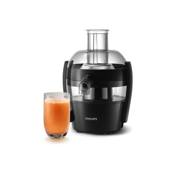 Centrifugeuse Philips Viva Collection HR1832/00 - 500 W - QuickClean - Lave-vaisselle - Noir Centrifugeuse Philips Viva Collection HR1832/00 - 500 W - QuickClean - Lave-vaisselle - Noir