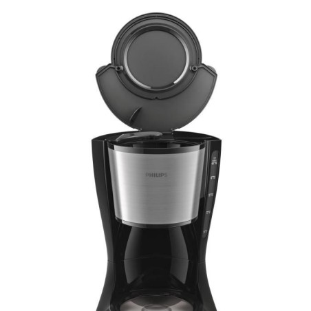 Cafetiere filtre PHILIPS Daily HD7462/20 - Noir et Inox - 15 tasses - 1000 Watt