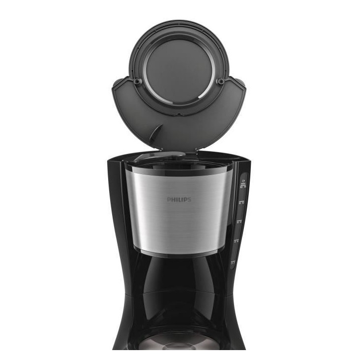Cafetiere filtre PHILIPS Daily HD7462/20 - Noir et Inox - 15 tasses - 1000 Watt Cafetiere filtre PHILIPS Daily HD7462/20 - Noir et Inox - 15 tasses - 1000 Watt