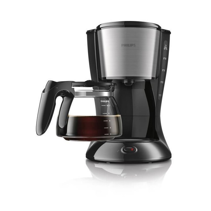 Cafetiere filtre PHILIPS Daily HD7462/20 - Noir et Inox - 15 tasses - 1000 Watt Cafetiere filtre PHILIPS Daily HD7462/20 - Noir et Inox - 15 tasses - 1000 Watt