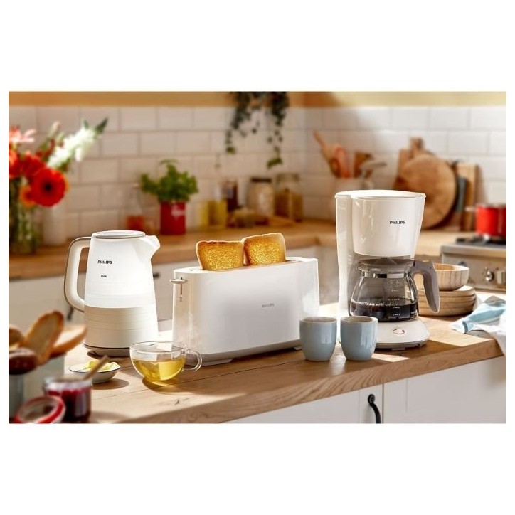 Cafetiere filtre - PHILIPS - Daily HD7461/00 - 1,2L - Arret automatique - Systeme anti-gouttes Cafetiere filtre - PHILIPS - Daily HD7461/00 - 1,2L - Arret automatique - Systeme anti-gouttes