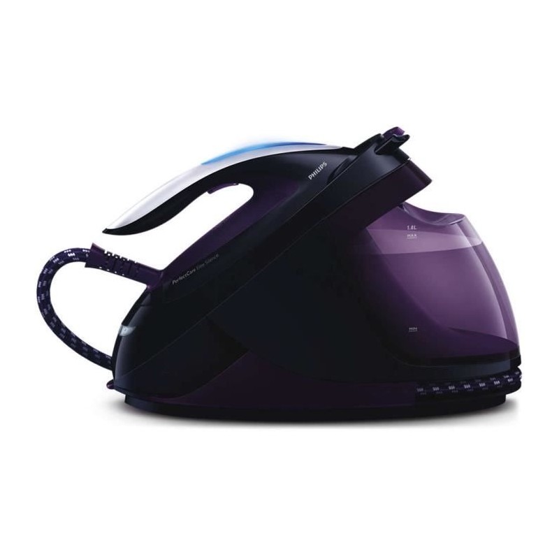 PHILIPS Centrale Vapeur GC9650/80, 7,5 bars, Pressing jusqu'a 500 g/mi PHILIPS Centrale Vapeur GC9650/80, 7,5 bars, Pressing jusqu'a 500 g/mi