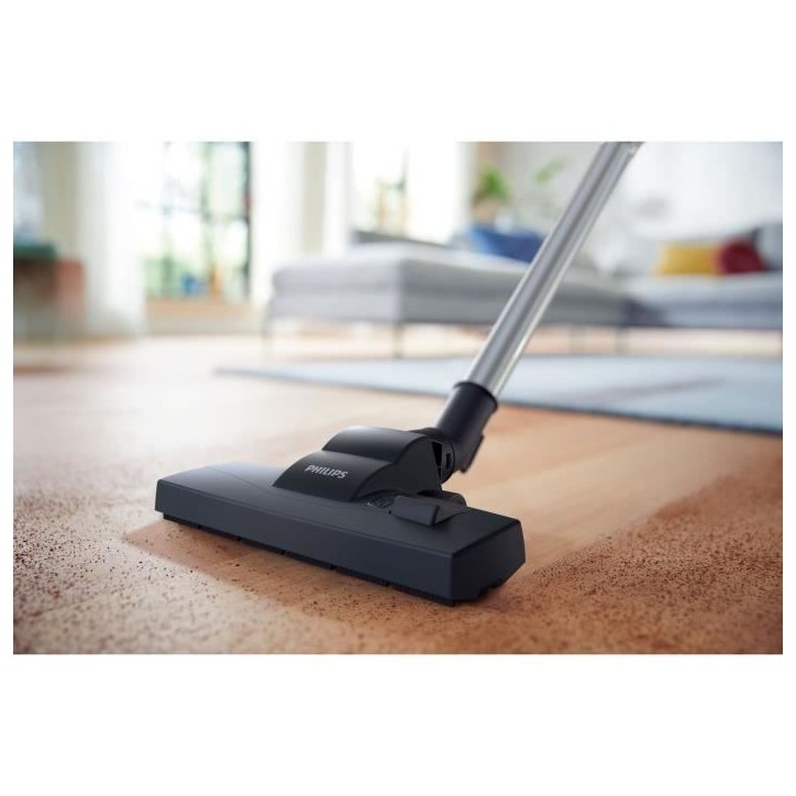 Aspirateur traineau avec sac - PHILIPS FC8241/09 - 900 W - 77 dB - Noir intense Aspirateur traineau avec sac - PHILIPS FC8241/09 - 900 W - 77 dB - Noir intense