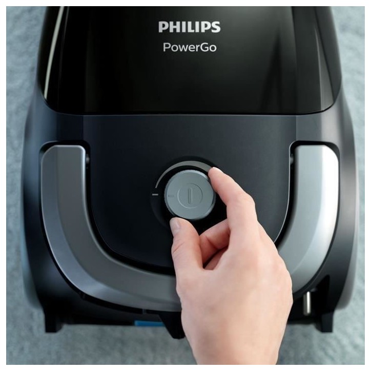 Aspirateur traineau avec sac - PHILIPS FC8241/09 - 900 W - 77 dB - Noir intense Aspirateur traineau avec sac - PHILIPS FC8241/09 - 900 W - 77 dB - Noir intense