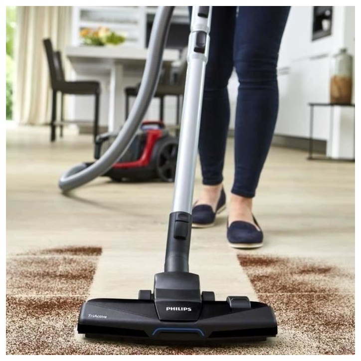 PHILIPS FC9729/09 Aspirateur traîneau sans sac PowerPro Expert - 900W - Brosse TriActive - Filtre Allergy PHILIPS FC9729/09 Aspirateur traîneau sans sac PowerPro Expert - 900W - Brosse TriActive - Filtre Allergy