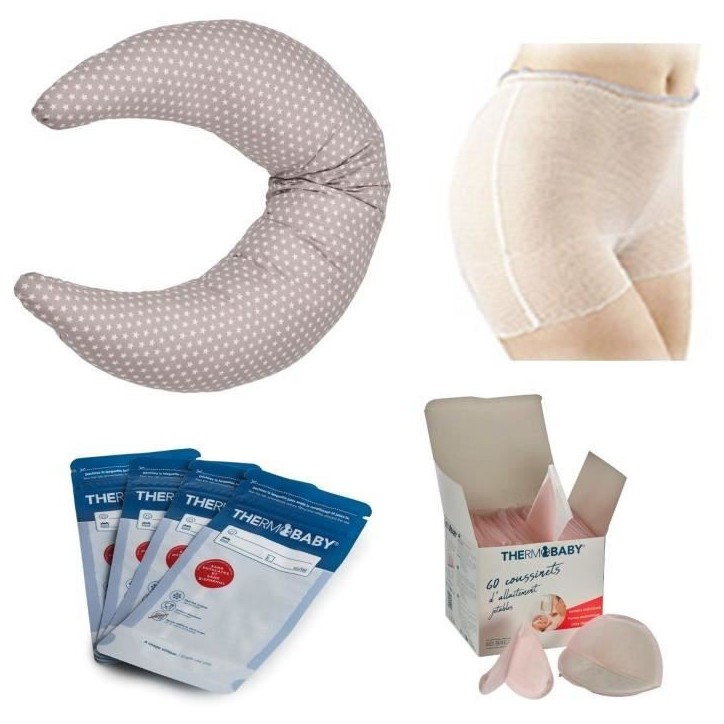 Pack maternité et allaitement - THERMOBABY - Kit complet pour jeunes mamans - Confort et praticité