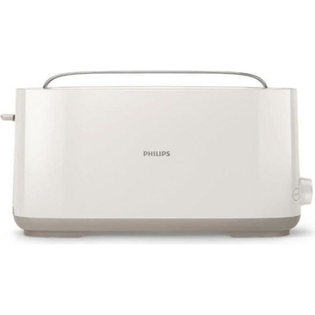 Grille pain PHILIPS HD2590/00 - 1 fente - Thermostat réglable - Fonction réchauffage et dégongélation - Blanc