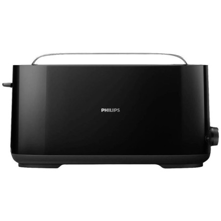 Grille-pain – PHILIPS - Daily Collection – Design a fente longue - 8 réglages - Ramasse-miettes amovible - Noir