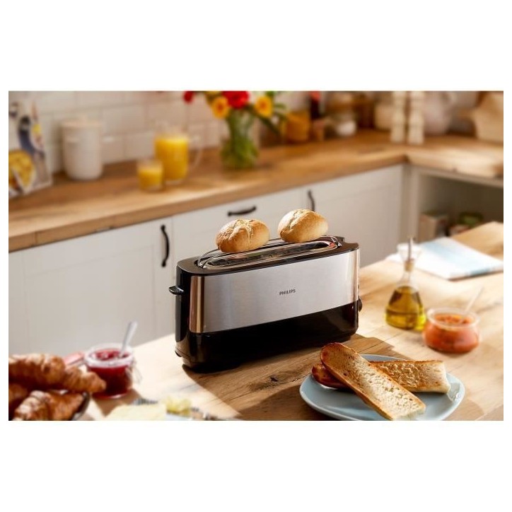 PHILIPS HD2692/90 Grille-pain Viva Collection - Noir