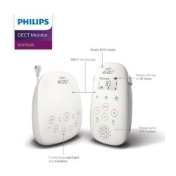 Philips Avent scd713/26 Babyphone, Blanc