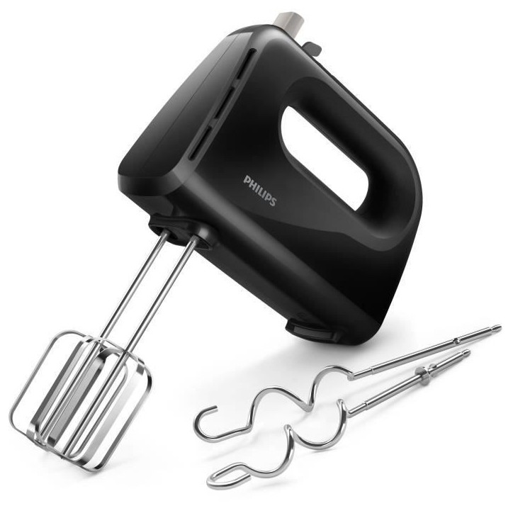 Batteur électrique - PHILIPS - HR3705/10 - 300 W - 5 vitesses + turbo - Blanc