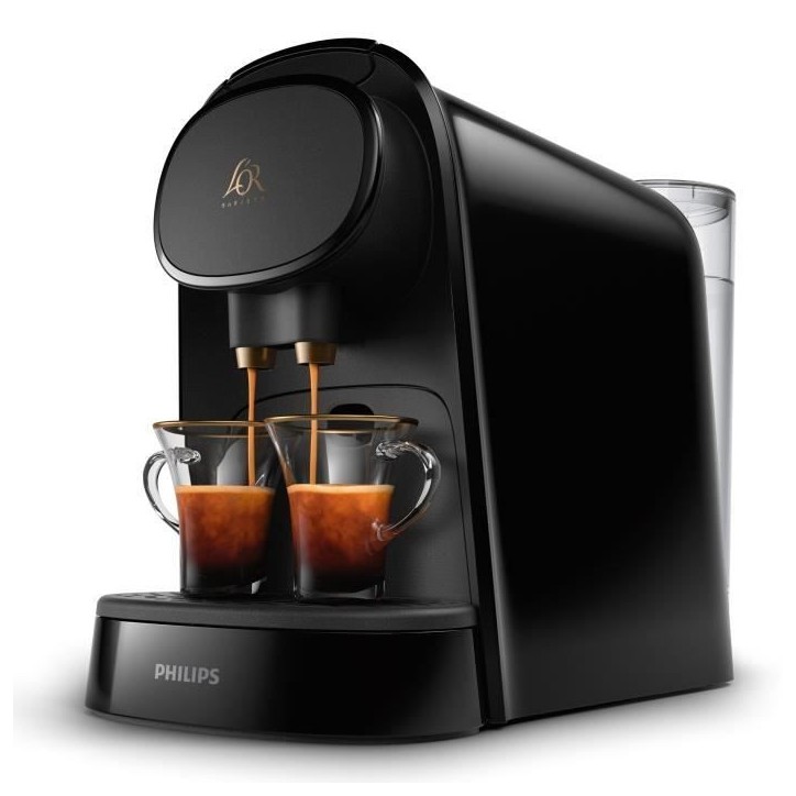 Cafetiere a dosette ou capsule - PHILIPS - L'Or Barista Original - LM8012/60 - Capacité réservoir 1L - Noir Piano Cafetiere a dosette ou capsule - PHILIPS - L'Or Barista Original - LM8012/60 - Capacité réservoir 1L - Noir Piano
