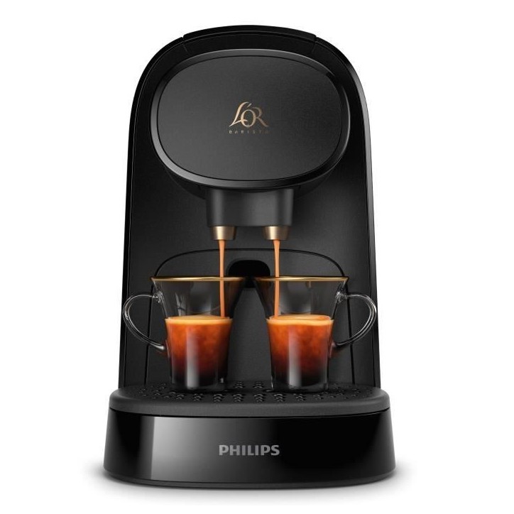 Cafetiere a dosette ou capsule - PHILIPS - L'Or Barista Original - LM8012/60 - Capacité réservoir 1L - Noir Piano Cafetiere a dosette ou capsule - PHILIPS - L'Or Barista Original - LM8012/60 - Capacité réservoir 1L - Noir Piano