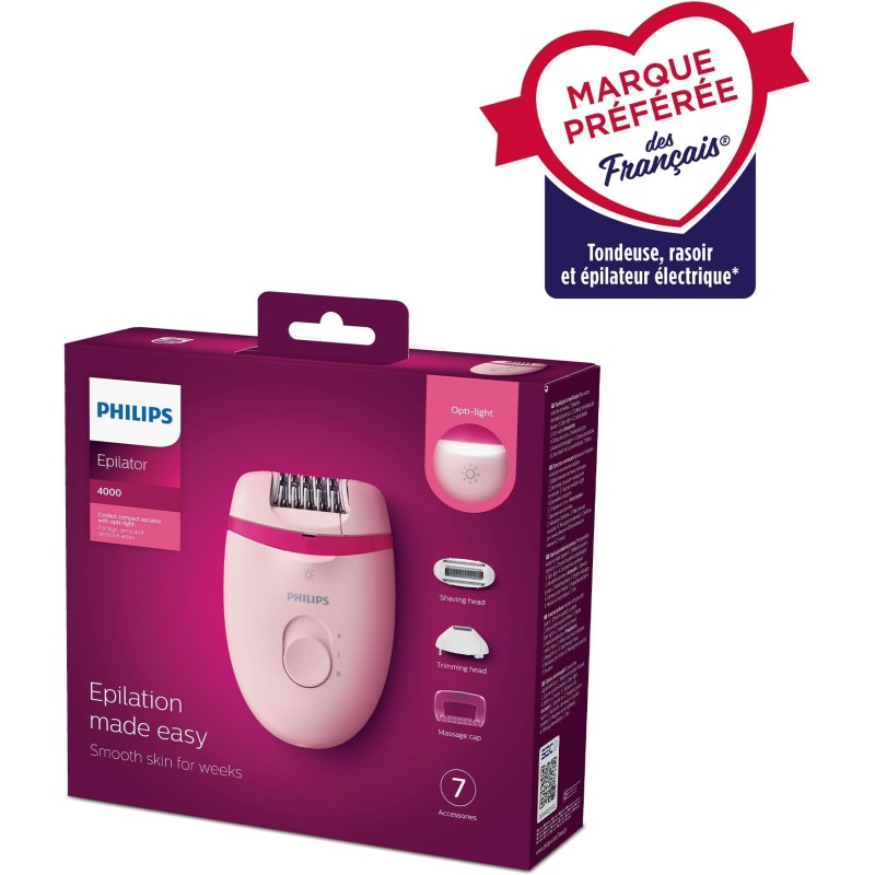 Epilateur électrique - PHILIPS - BRE285/00 - Satinelle Epilateur électrique - PHILIPS - BRE285/00 - Satinelle