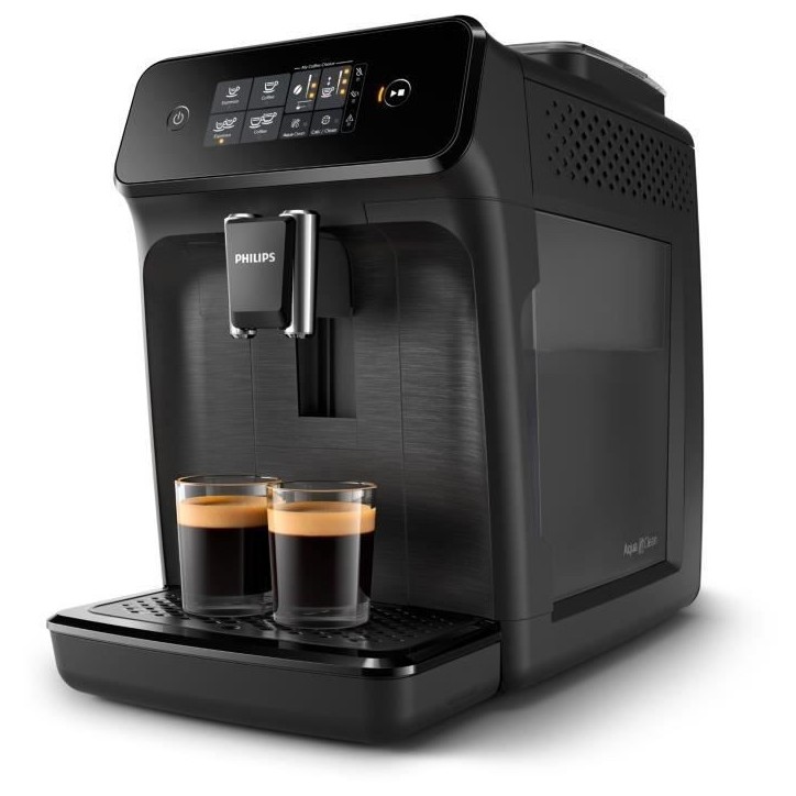 Machine a café Expresso broyeur - Philips - Avec mousseur - EP1200 - Noir Machine a café Expresso broyeur - Philips - Avec mousseur - EP1200 - Noir