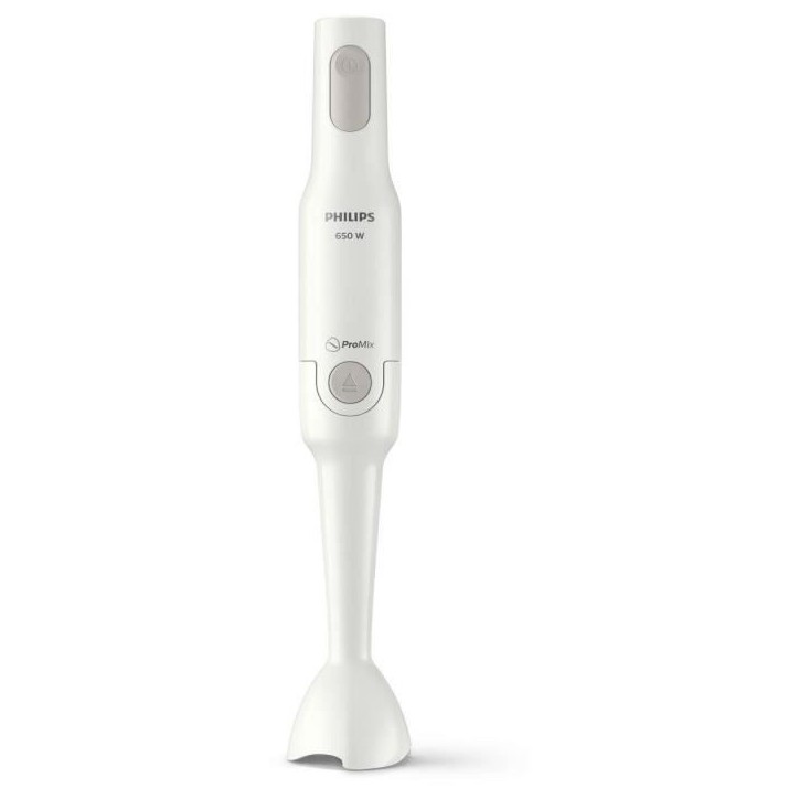 Mixeur électrique - PHILIPS - HR2531/00 PROMIX - 650 W - Blanc avec bol Mixeur électrique - PHILIPS - HR2531/00 PROMIX - 650 W - Blanc avec bol