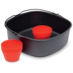 Accessoire friteuse sans huile PHILIPS - HD9945/01 - Kit de pâtisseri