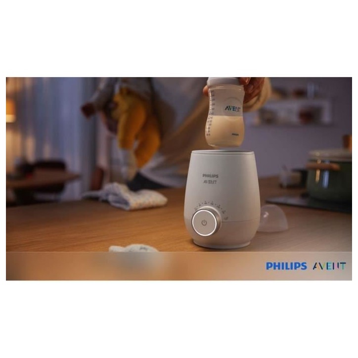 Chauffe-biberon électrique - PHILIPS AVENT - Réchauffe uniforme - Technologie bain marie - Minuterie - Arret automatique