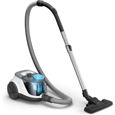 PHILIPS XB2122/09 Aspirateur sans sac Series 2000 - 850W - PowerCyclone 4 - 77dB - Blanc et bleu