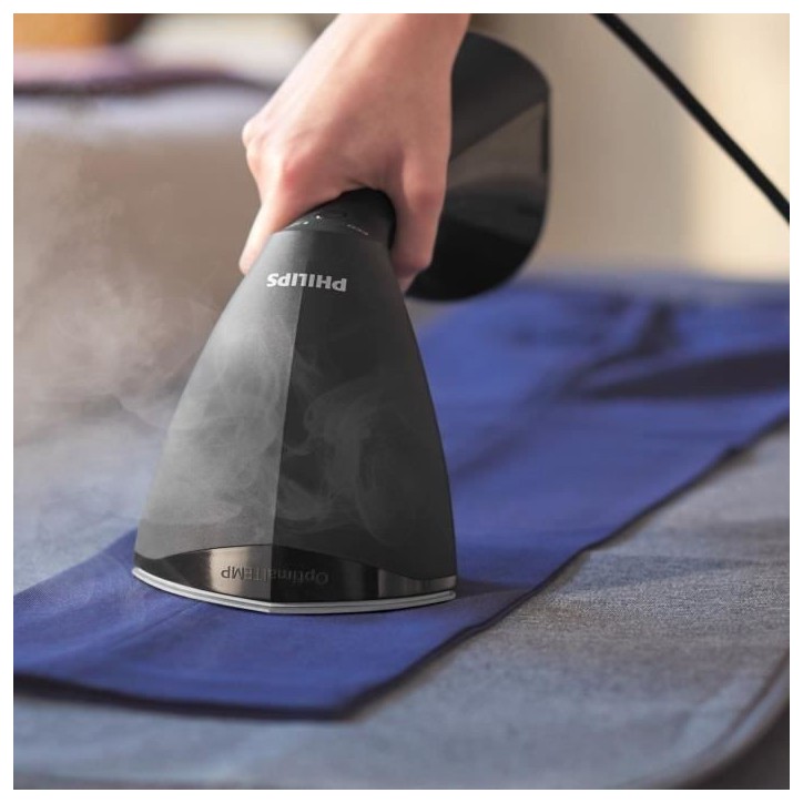 Défroisseur PHILIPS GC800/80 - Défroissage horizontal ou vertical - Réservoir d'eau 230 ml - Technologie De-Calc
