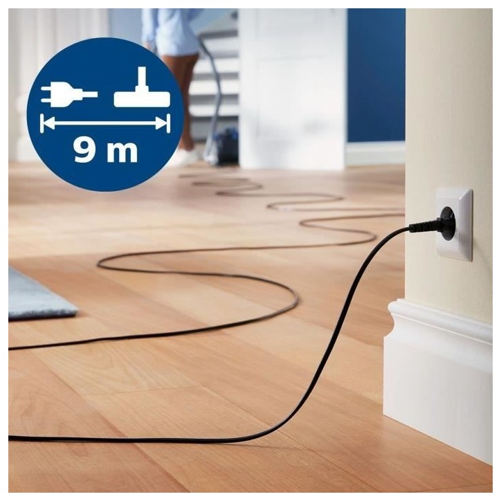 PHILIPS XD3112/09 Aspirateur traineau avec sac Series 3000 - 900W - 79 dB - Filtre anti-allergenes PHILIPS XD3112/09 Aspirateur traineau avec sac Series 3000 - 900W - 79 dB - Filtre anti-allergenes