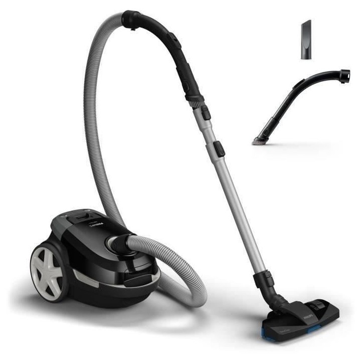 PHILIPS XD3112/09 Aspirateur traineau avec sac Series 3000 - 900W - 79 dB - Filtre anti-allergenes PHILIPS XD3112/09 Aspirateur traineau avec sac Series 3000 - 900W - 79 dB - Filtre anti-allergenes