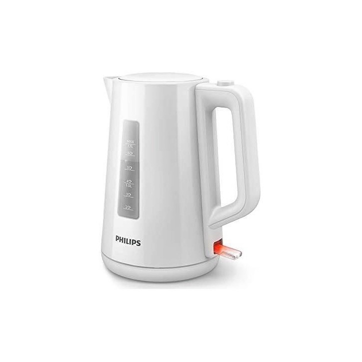 Bouilloire - PHILIPS - Daily HD9318/00 - 1,7L - Couvercle a ressort - Tamis filtre calcaire - Blanche Bouilloire - PHILIPS - Daily HD9318/00 - 1,7L - Couvercle a ressort - Tamis filtre calcaire - Blanche