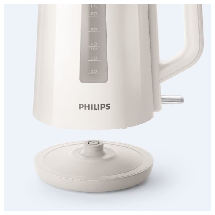 Bouilloire - PHILIPS - Daily HD9318/00 - 1,7L - Couvercle a ressort - Tamis filtre calcaire - Blanche Bouilloire - PHILIPS - Daily HD9318/00 - 1,7L - Couvercle a ressort - Tamis filtre calcaire - Blanche