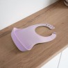 Lot de 2 bavoirs - THERMOBABY - BIBOU - Lilas et Citron - Ajustables e