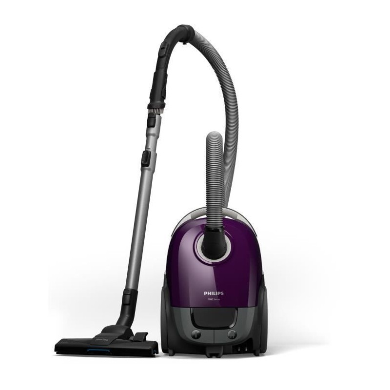 Aspirateur Traineau avec sac - PHILIPS - XD3100/06 - 900 W - 79 dB - V Aspirateur Traineau avec sac - PHILIPS - XD3100/06 - 900 W - 79 dB - V