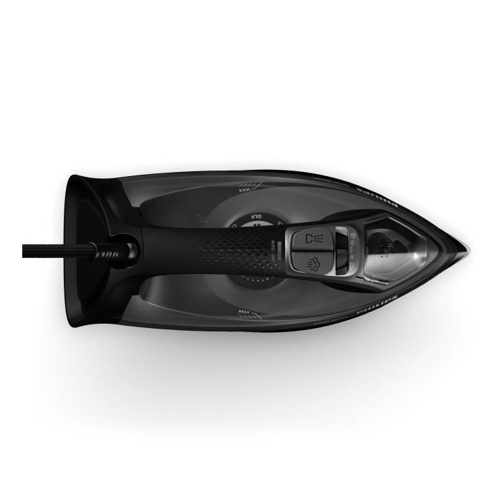 PHILIPS Fer a repasser Series 5000 DST5040/80, 2600W, Pressing 200g/min, Vapeur continu 45g, Noir PHILIPS Fer a repasser Series 5000 DST5040/80, 2600W, Pressing 200g/min, Vapeur continu 45g, Noir
