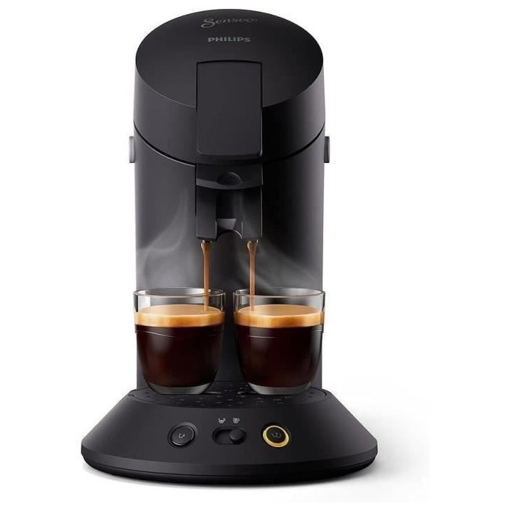Machine a café dosettes Senseo - PHILIPS - CSA210/61 Original Plus - 1450 W - Noir Machine a café dosettes Senseo - PHILIPS - CSA210/61 Original Plus - 1450 W - Noir
