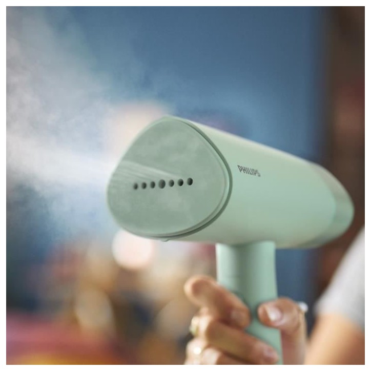 PHILIPS Défroisseur a main Série 3000 STH3010/70, 1000W, Débit vapeur 20 g/min, Pret a l'emploi en 30 secondes PHILIPS Défroisseur a main Série 3000 STH3010/70, 1000W, Débit vapeur 20 g/min, Pret a l'emploi en 30 secondes