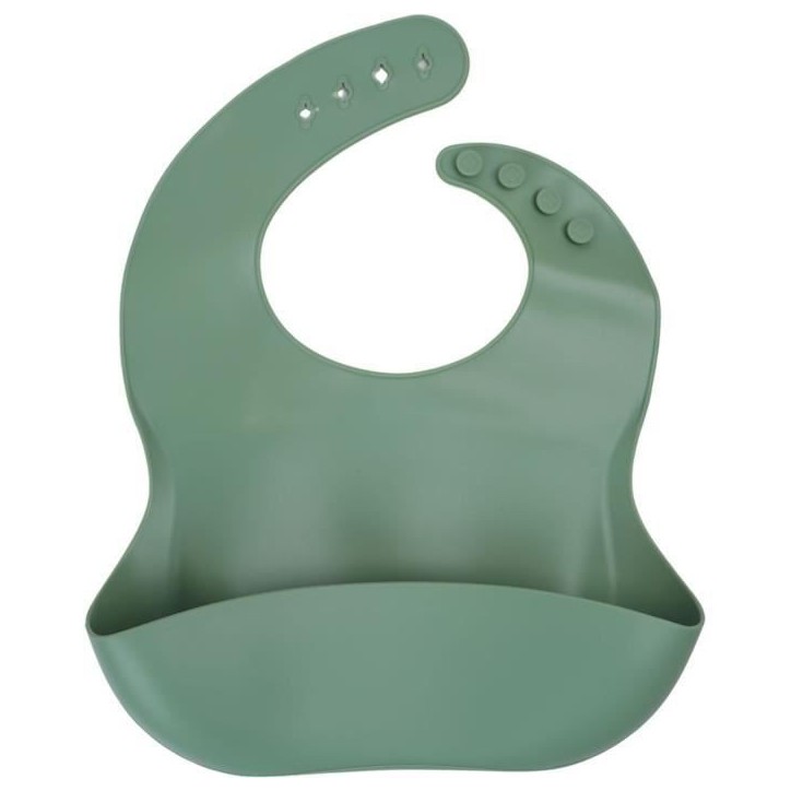 Lot de 2 bavoirs - THERMOBABY - Silicone - Vert Cactus et Jaune Miel - Etanches et réglables Lot de 2 bavoirs - THERMOBABY - Silicone - Vert Cactus et Jaune Miel - Etanches et réglables