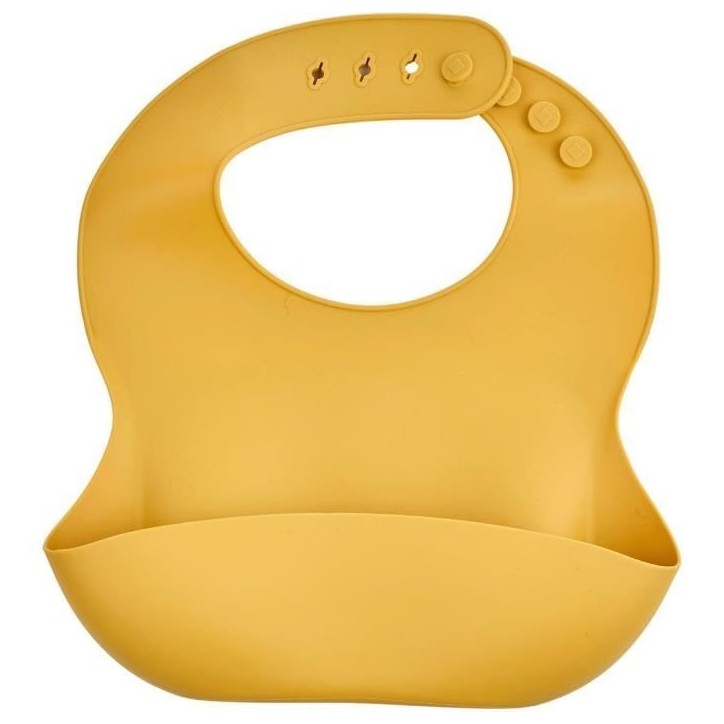 Lot de 2 bavoirs - THERMOBABY - Silicone - Vert Cactus et Jaune Miel - Etanches et réglables Lot de 2 bavoirs - THERMOBABY - Silicone - Vert Cactus et Jaune Miel - Etanches et réglables