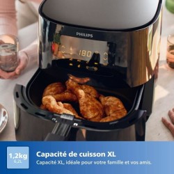 Friteuse sans huile PHILIPS - Airfryer Connecté HD9280/60 - Capacité