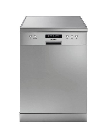 Lave-vaisselle pose libre BRANDT LVC128S - Induction - 12 couverts - L60cm - 48dB - Silver
